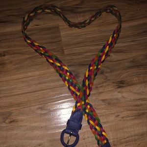 Rainbow retro belt